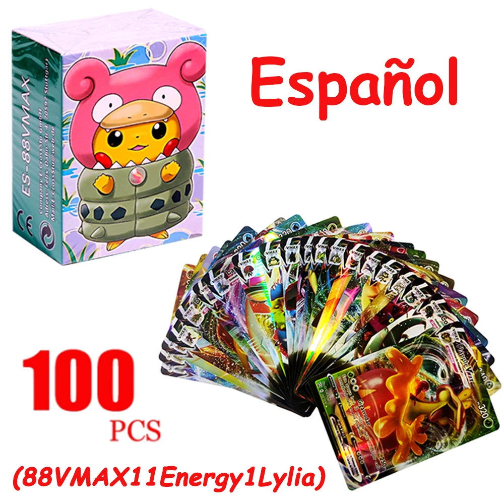 Pokemon Cards in Spanish Vstar TAG TEAM GX VMAX V New 2022 Trainer Energy  Shining Cards Game Castellano Español Children Toy - AliExpress