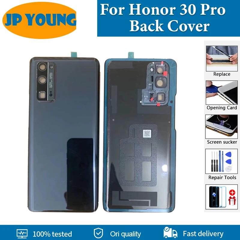 

Original Back Battery Cover for Huawei Honor 30 Pro, Housing Door Rear Case, 6.57 ", EBG-AN00, Replacement