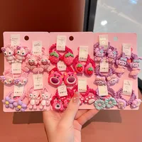 10Pcs Cute Disney StellaLou Lotso Hair Rope Cartoon Elastic Hair Rubber Band Girls Hair Accessories 1