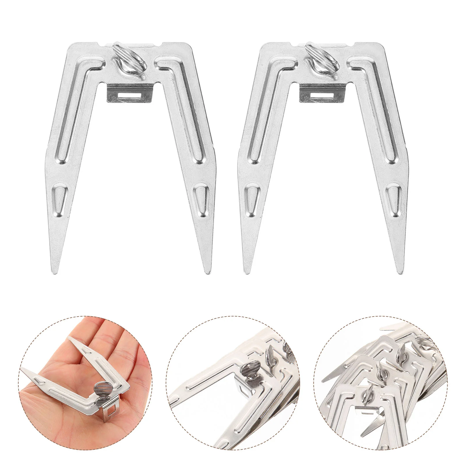 Kitchen Rotating Chicken Forks Oven Roast Chicken Fork Oven Grilling Supply 6 Sets