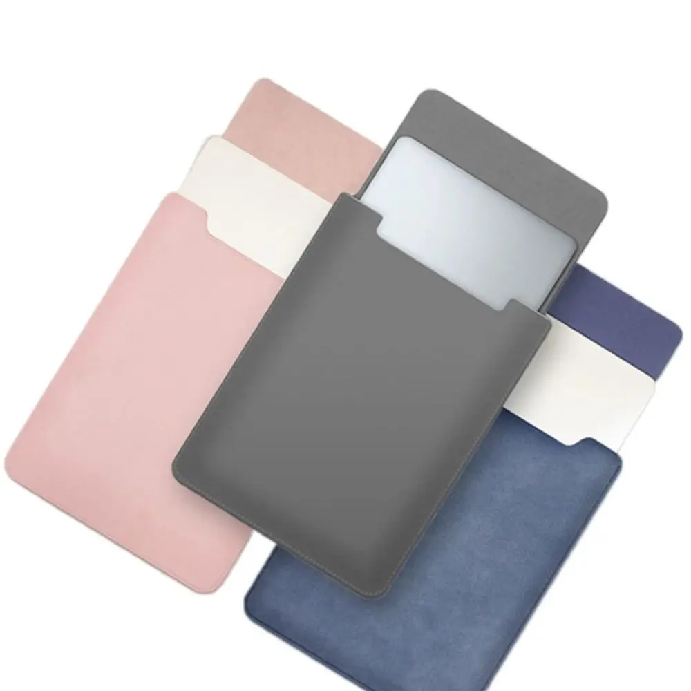 Ultra-Thin PU Leather Shockproof Laptop Sleeve Case