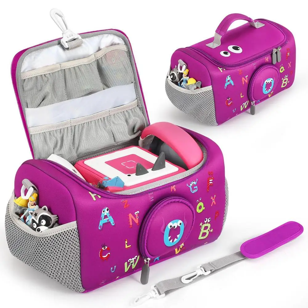 Figures Storage Bag Storage Carrying Case for Toniebox Organizer Case Storage Holder Box for Tonies Characters & Audio Player