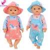 43 Cm Baby Doll Clothes Set 18" Doll Outfit Baby Girl Gift 40 Cm Nenuco Ropa Y Su Hermanita Toys Wears 2