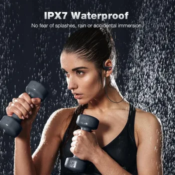 ‌Bluetooth Headphones, IPX7 Waterproof, 16H Playtime, Wireless Earbuds, Stereo Sound Isolation, for Sports, Gym, Workout 2