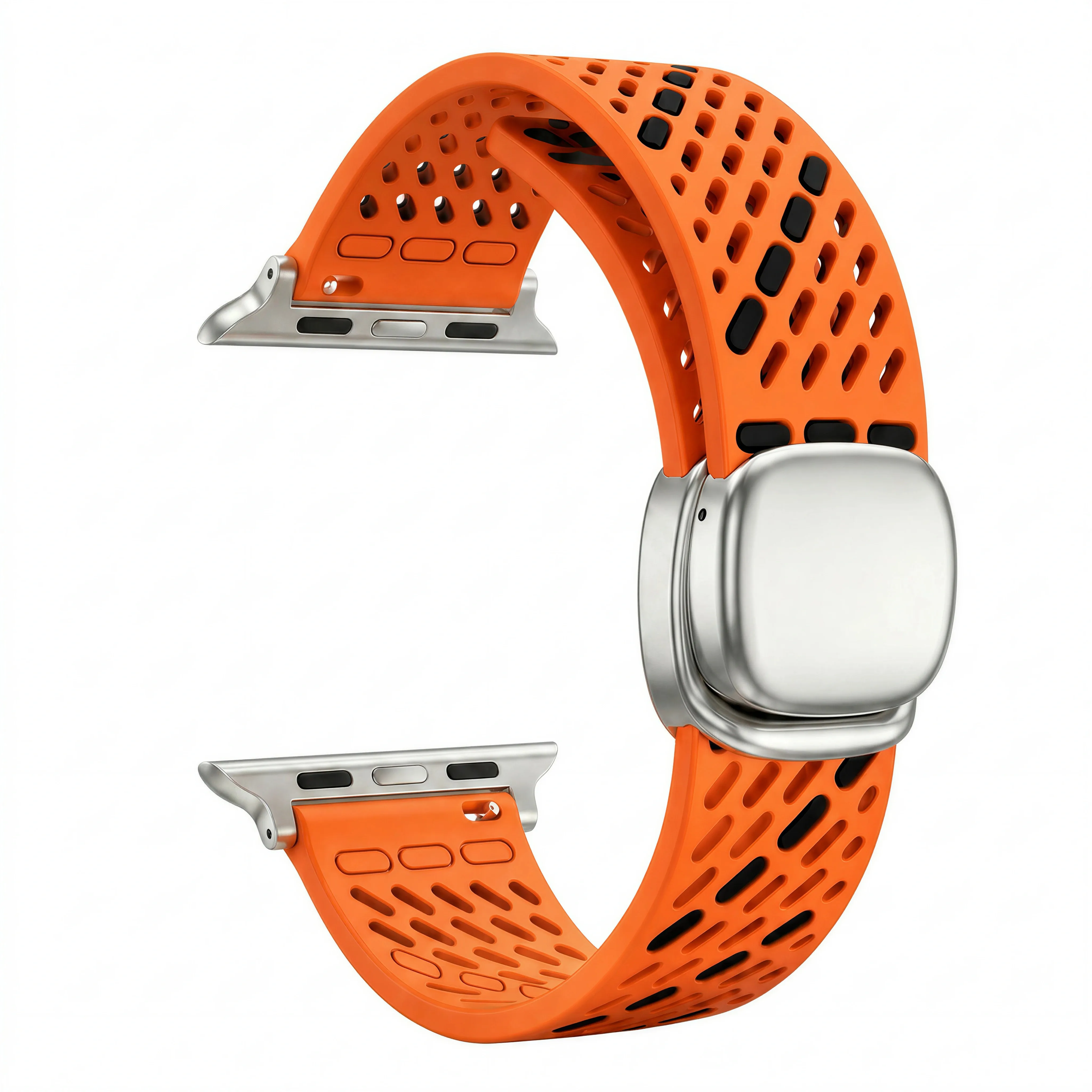 Magnetic Buckle Silicone Strap Bracelet