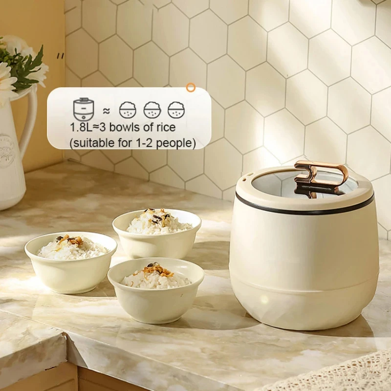 Stiddy Bear Rice Pot Compact Cooker Rice cooker rice cooker small office rice cooker gift 220V/110V 3