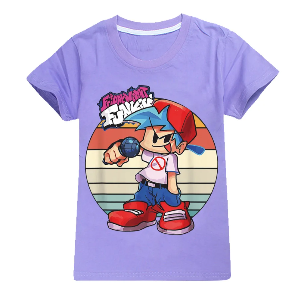 children's age t shirt	 Game Friday Night Funkin 3D Print T-shirt Children Tees Tops Summer Short-Sleeved Tshirt Boys Casual Streetwear Fnf Cool T Shirt children's t shirt design	 Tops & Tees