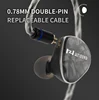 HZSOUND LUNA CNC Metal Shell Wired Headphones In Ear Monitor Noise Cancelling Earphone With 0.78 2Pin 3.5/4.4mm Replaceable Plug 6
