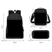 Anime kawaii Cartoon Stumble Guys Crash Party School Bag Kids Backpack Pencil Bag Kawaii Cartoon School Bag Mochila 6