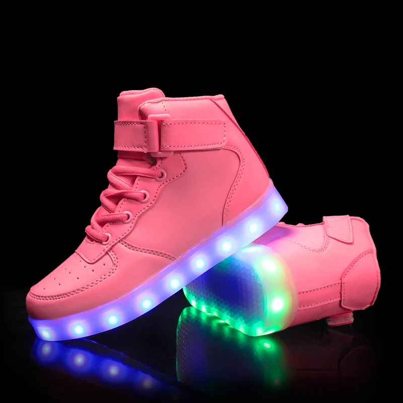 Children Glowing Sneakers Kid Luminous Sneakers for Boys Girls Led Women Colorful Sole Lighted Shoes Men Usb Charging Size 46 men sneakers,women sneakers