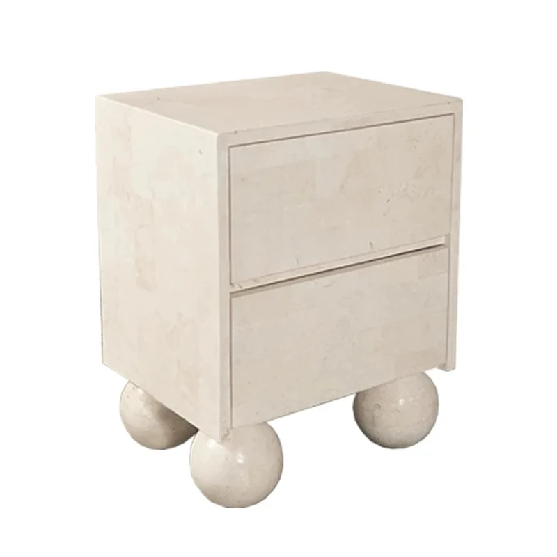 

Дизайнерский минималистичный прикроватный столик, бесшумный шкаф из массива дерева для спальни, креативный мини-шкаф для хранения