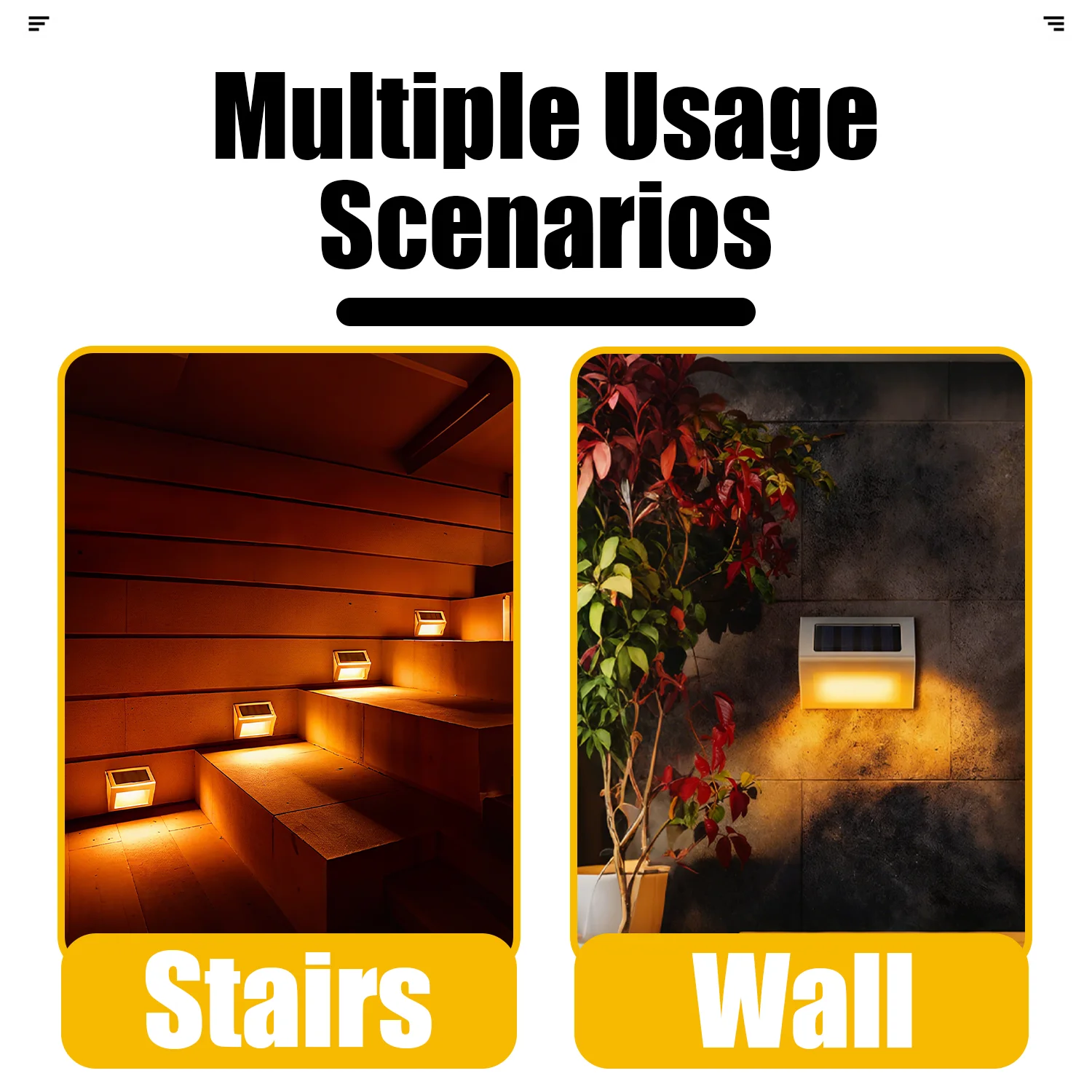 Solar LED Stair Lights 2