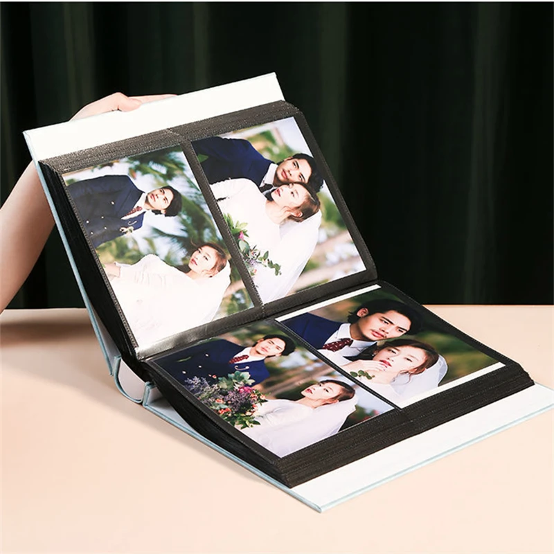 

Large Capacity Photo Album, 8 Inch, 400 Sheets, Record, Baby Growth, Thicken Leather Material, Inserted, Modern Photo Album