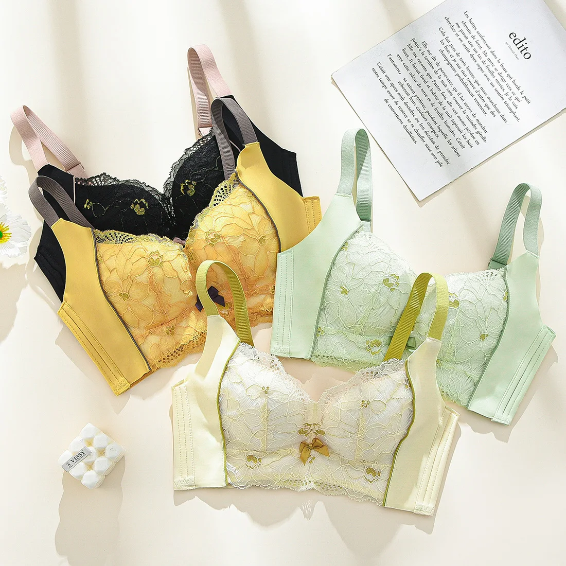 TALISYA.O Lace Bras for Women Seamless Women's Underwear Push Up