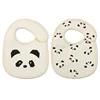 2pcs Summer Waterproof Baby Bibs Cute Cotton Infant Bib Newborn Burp Cloths for Kids Boy Girl Soft Feeding Saliva Towel 3