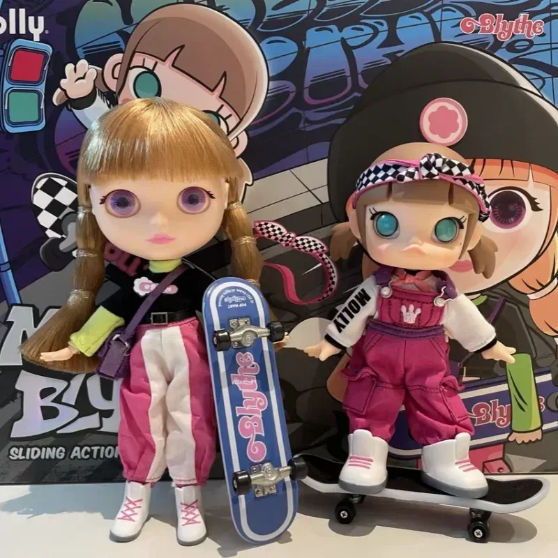 

Size Anime Molly Blyth Bjd Doll Skateboard Slide Figure Big Doll Joint Body Dress Up Suit Action Figurine Decorative Collectible