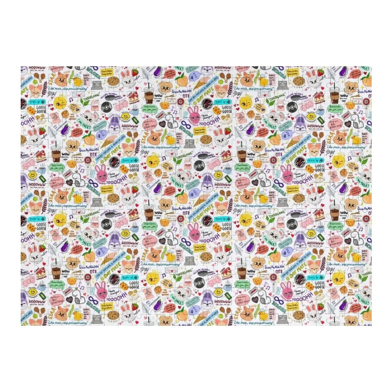 

Updated skz doodle Jigsaw Puzzle Custom Personalized Baby Toy Customizeds For Kids Puzzle