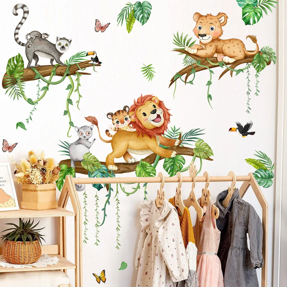Pegatinas Pared Decorativas Tanlaby Bosque Animales Vinilo Pared, Giraffe  Bär Eichhörnchen Fuchs Pegatinas De Pared Selva Animales Autoadhesivo  Removible Vinilos Decorativos Para Habitación Bebé Niños Guardería  Decoracion Pared Vinilo Adhesivo Pared, image size:1001x1001