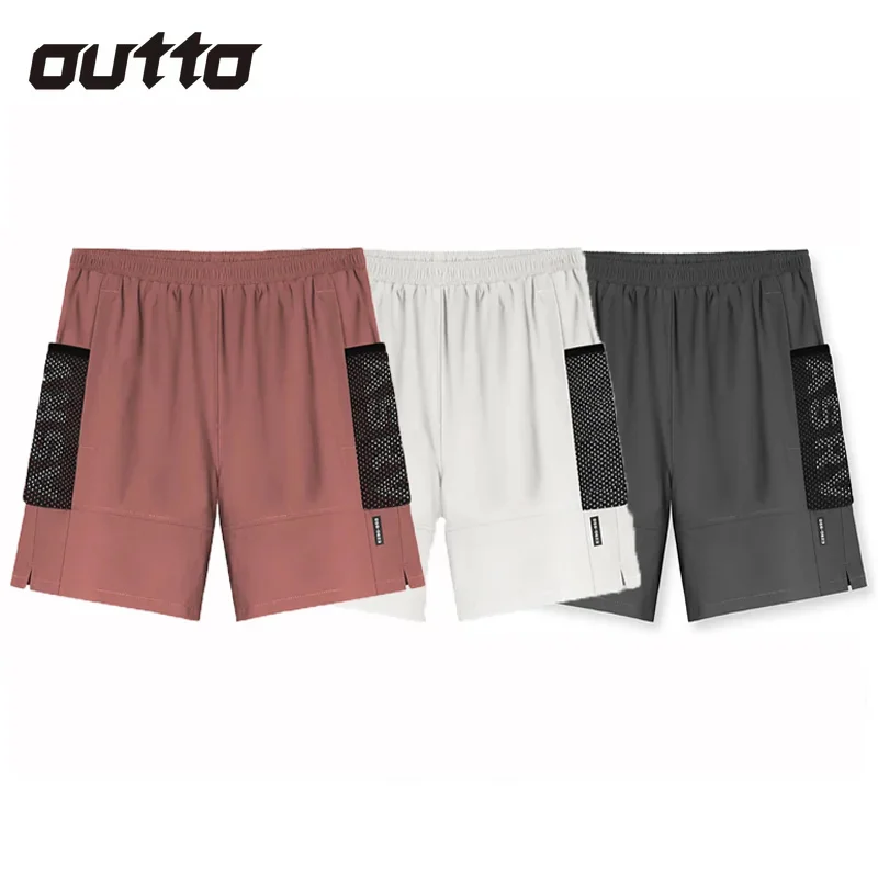 

Шорты мужские быстросохнущие, тонкие водонепроницаемые спортивные штаны с несколькими карманами для фитнеса, прогулок, велоспорта, бега, альпинизма, лето