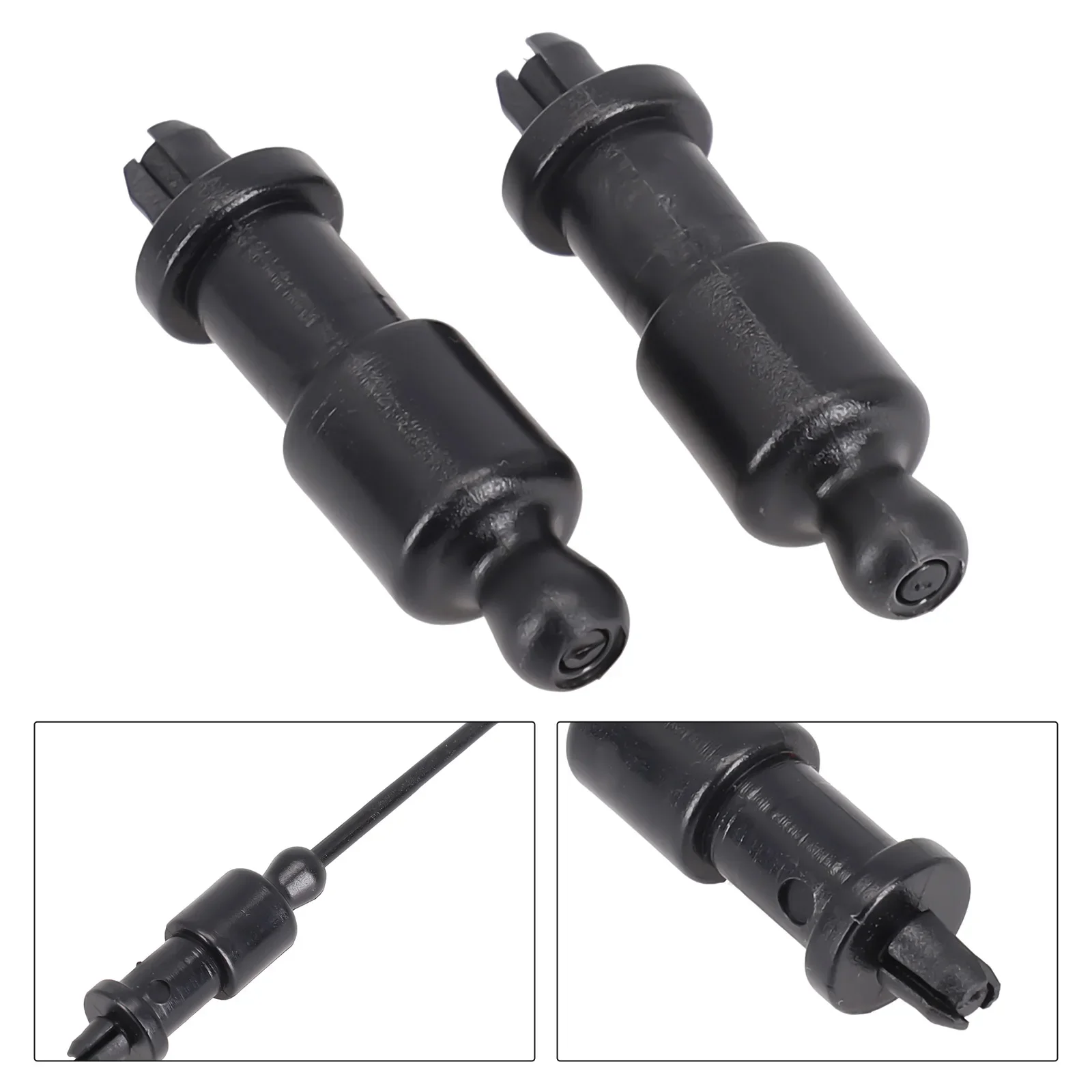 2Pcs Rear Parcel Shelf Tray Strap String Clips For Ford Focus MK2 2006-2011 For C-MAX 2006-2008 4M51A466K45AC Replacement Parts