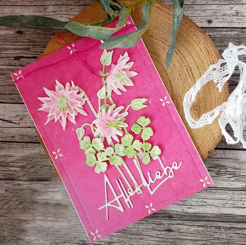 Mmao Craft Metall-Stanzformen, Schneidformen, Buchstaben-Dekoration, Scrapbook-Papier, Bastelmesser, Formklingen, Stanzschablonen, Stanzformen – Detail 3