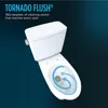 Two-Piece Elongated 1.6 GPF Universal Height TORNADO FLUSH Toilet with CEFIONTECT, Cotton White - CST776CSFG#01 3