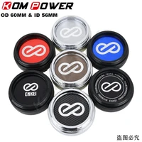 4PCS 60MM OD / 56MM ID Cap Sport Rim Cover ENKEI Sticker Center Rim Cap Wheel Hub Cap 1