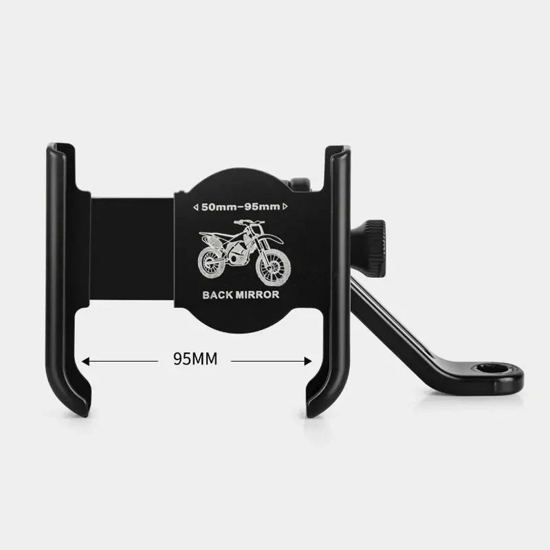 MTB Phone Holder Bicycle Mount Stand 360° Rotatable Aluminum Adjustable Bike Phone Holder Non-slip Cycling Handlebar Bracket