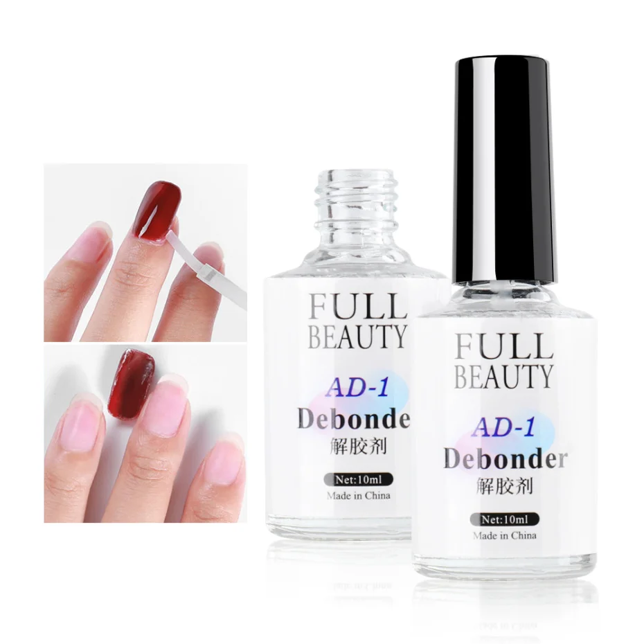 10ml Debonder Glues For Removeing False Nails Gel Polish Rhinestone Remover Tools Manicure Cleaner Degreaser Liquid NF1869 nail polish remover nail gel remover nail debonder nail glue remover