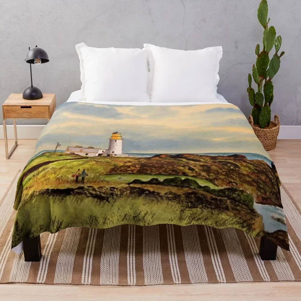 

Turnberry Golf Course 9th Tee Throw Blanket Extra Large Throw For Baby Blankets