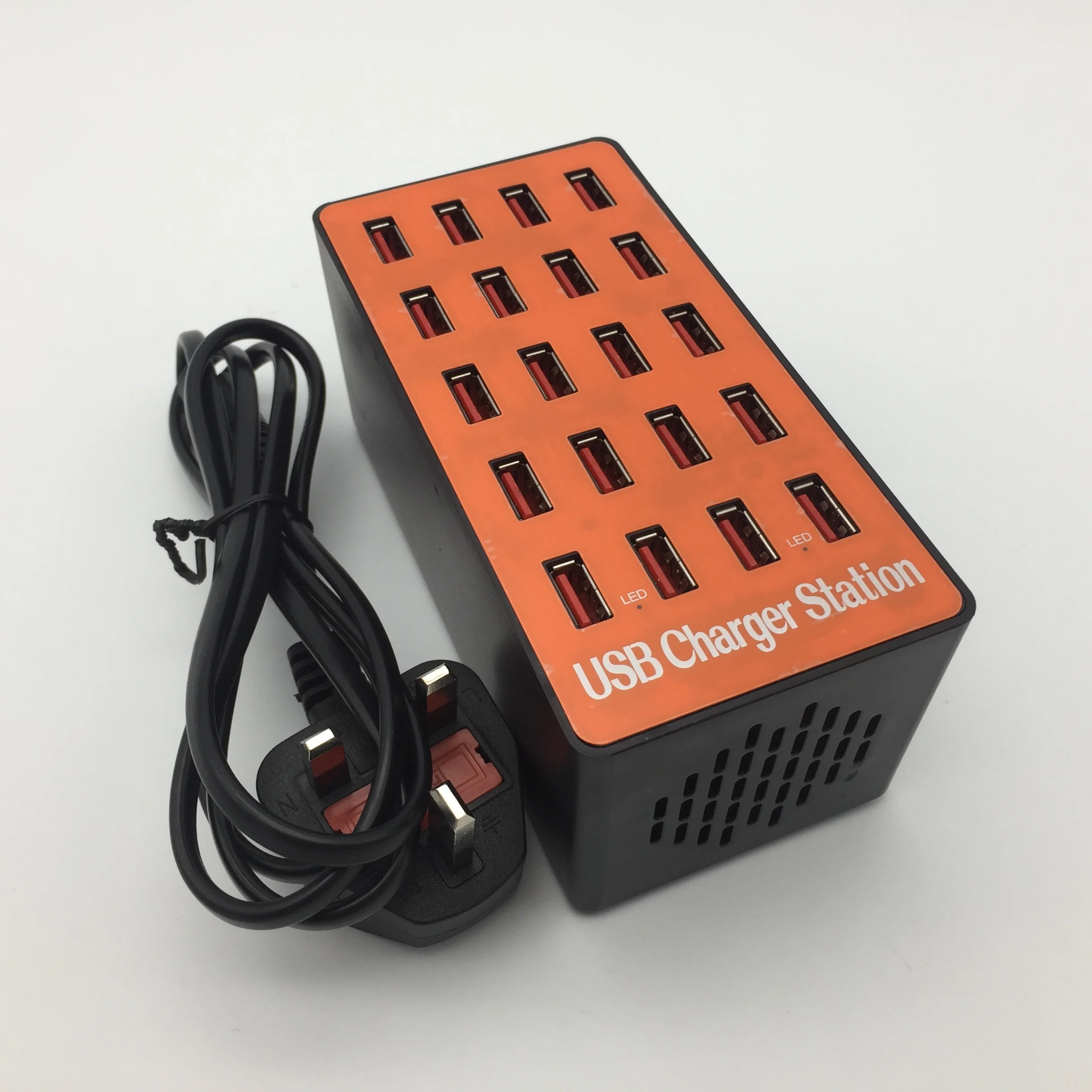 

Настольная зарядная станция с 20 Usb-портами и держателем 90 Вт, 18 А