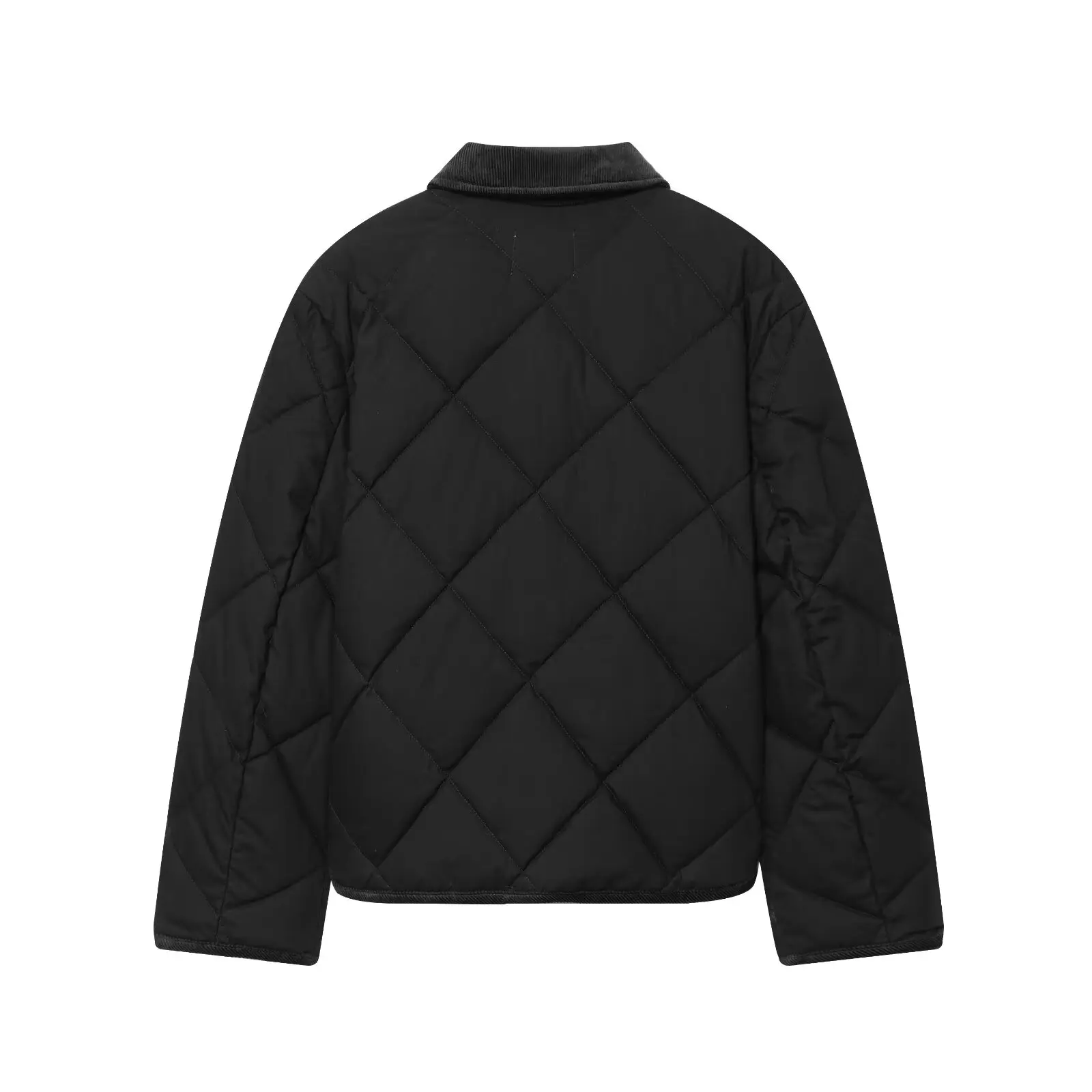 Women’s Diamond Quilted Jacket - Detail View