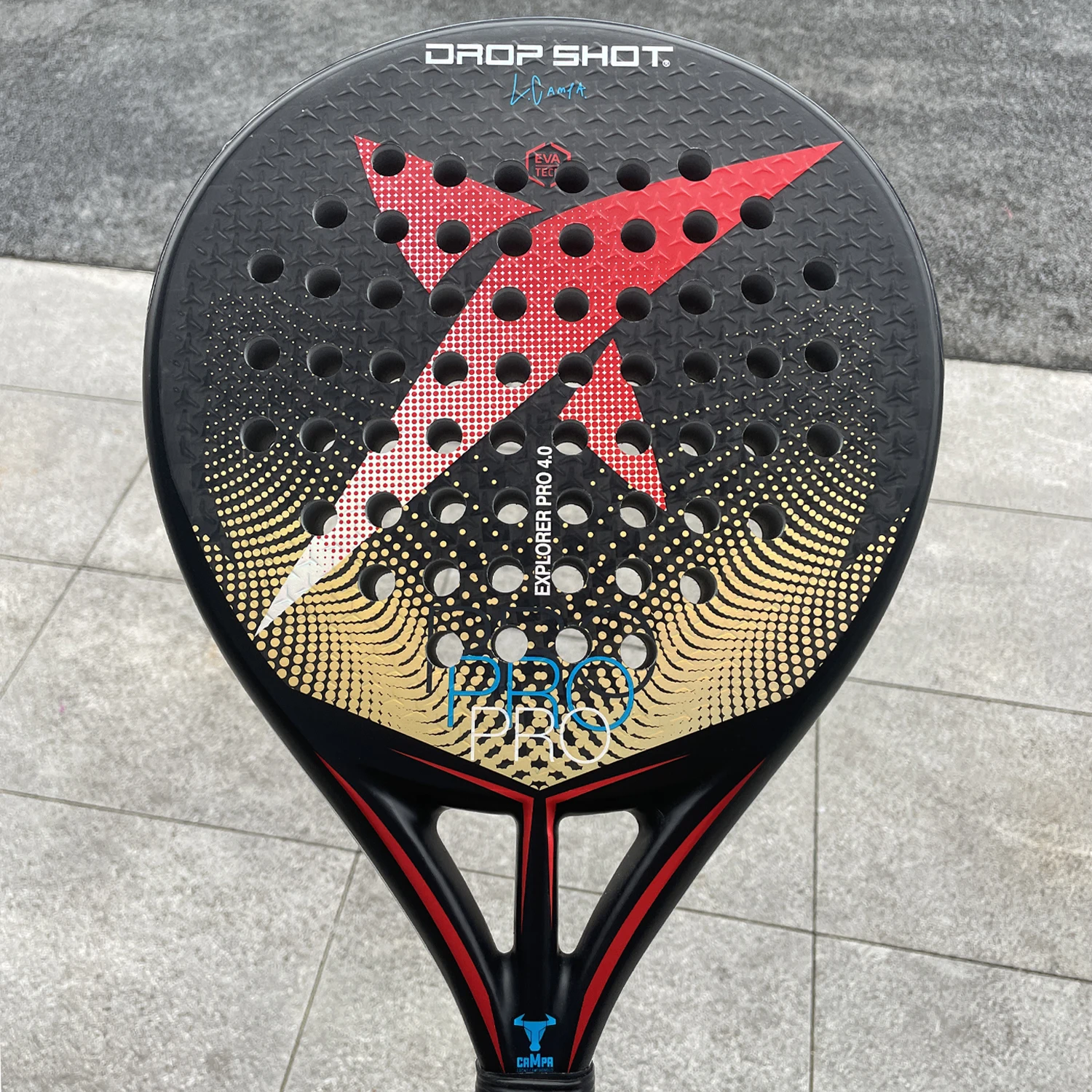 Mens Tennis Padel Racket 3K/12K Carbon Fiber EVA Padel Paddle Racket With Cover Bag padel racket tennis racket