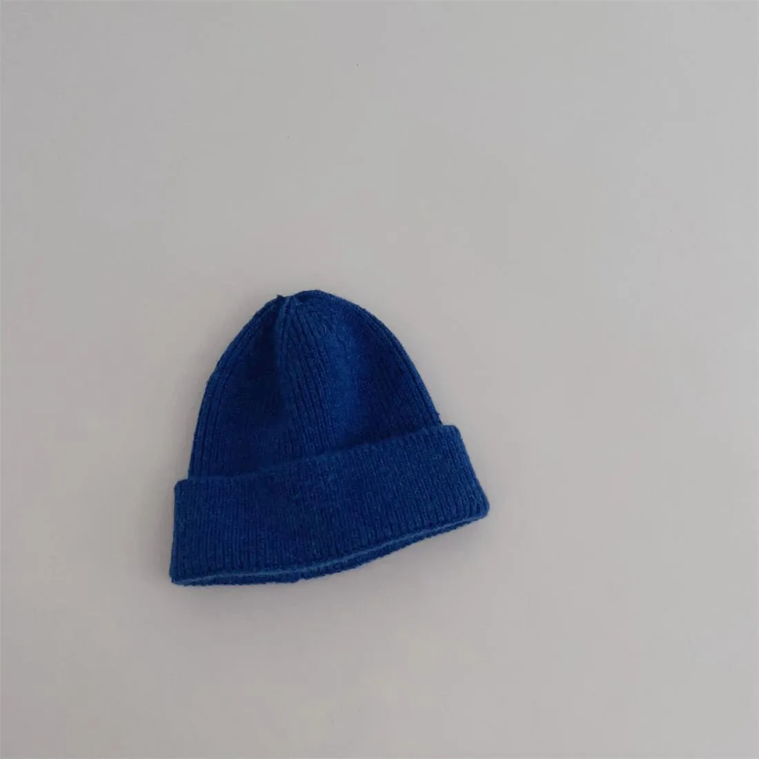 Herbst Winter Strickanzug Junge Mädchen Kinder Candy Farbe Feste Beiläufige Gestrickte Hut Baby Warme Weiche Baumwolle Kappe Kind Mode Stricken Caps – Detail 13