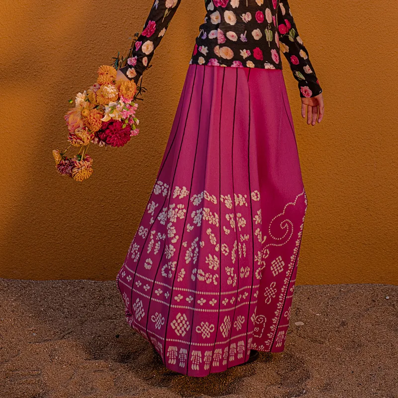 Рисунок 2 - Женская Жаккардовая юбка Hanfu