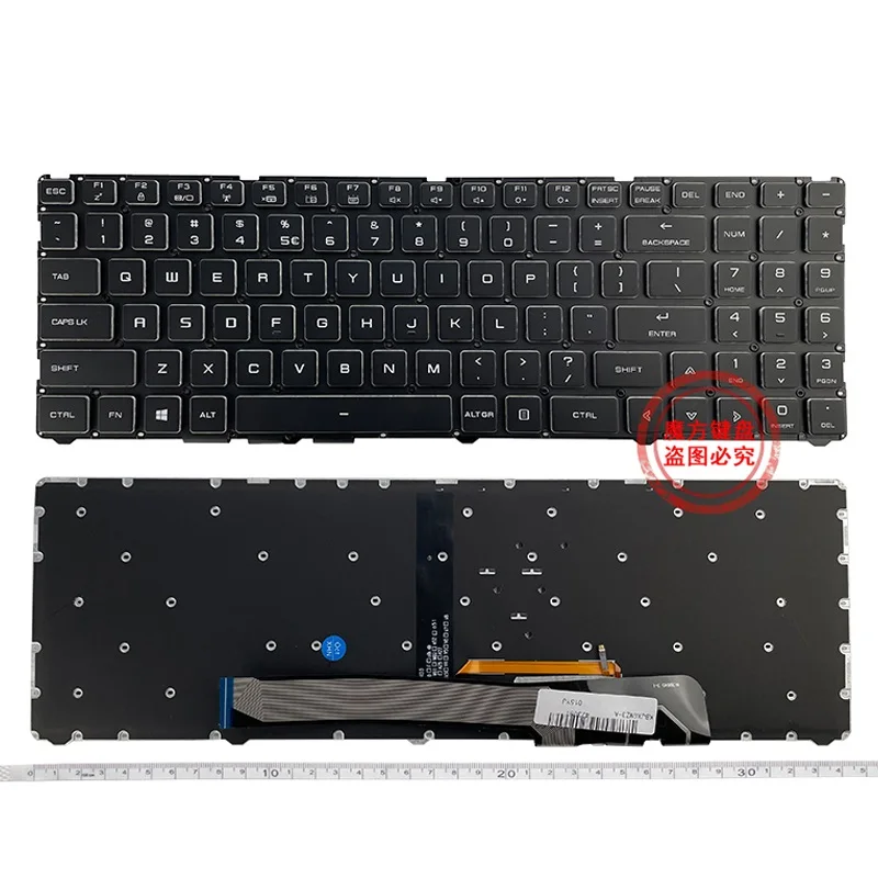 Teclado Americano Backlight para Hasse Z7-kp7gz Kp5gz Ct7vh Gk5s02 Gk5s03 Z7m-ct7gs Ct7gk Teclado do Portátil Novo - Imagem 2