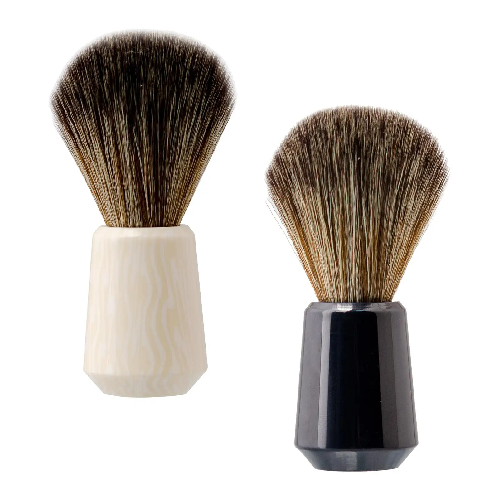 Shaving Brush Cream Soap Brush for Father, Husband Shaving Accessory Nylon Bristles Resin Handle for Travel Hair Salon Home