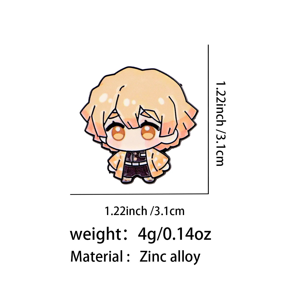 Charming Anime Enamel Pin: Cute Cartoon Lapel Brooch for Clothes & Accessories Gifts