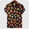 Funny Pattern 3D Print Men Shirt Man/Women Casual Fashion Short Sleeves Shirts Button Lapel Streetwear Oversized Unisex Clothing 1