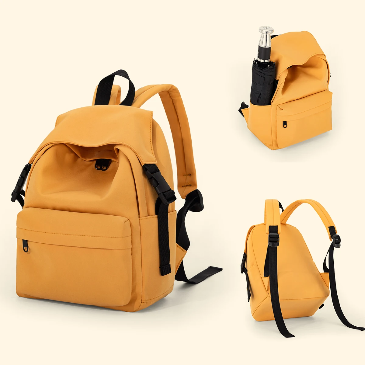 Backpack for Women, Commuter Computer Bag, Lightweight Large-Capacity Nylon Suede Backpack for Work, Travel, College Students, School Bag for Female High School Students