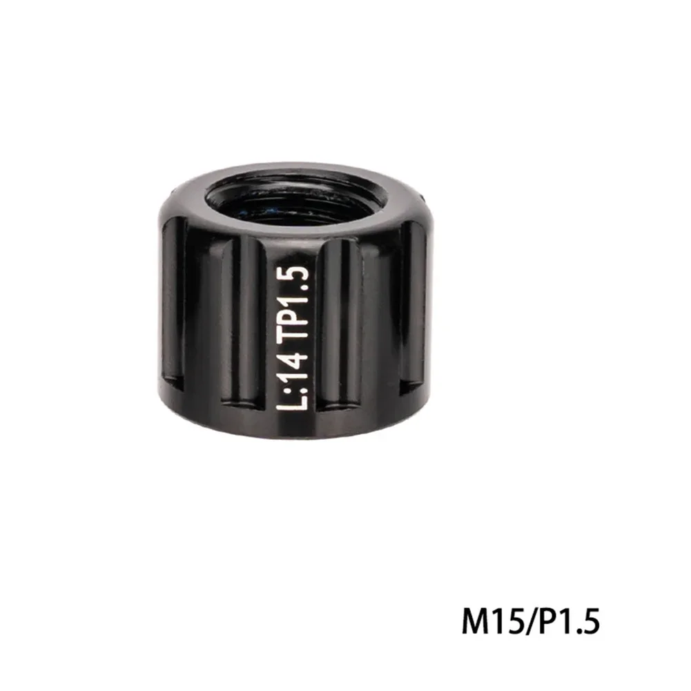 Bicycle Thru Axle Nut M12x1.5mm Axle Cap 1.5mm Thread Pitch Axle Nuts
