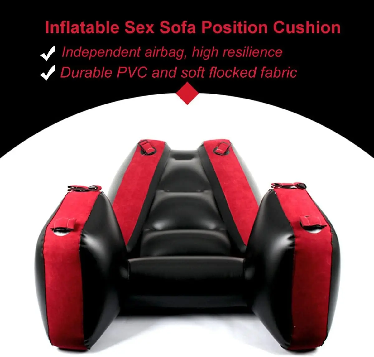 Inflatable Sex Sofa Furniture PVC Flocked Sex Chair Ramp Bondage BDSM Cushion Couples Toys for Deeper Position Pillow Stool sex toys,sex chair bed