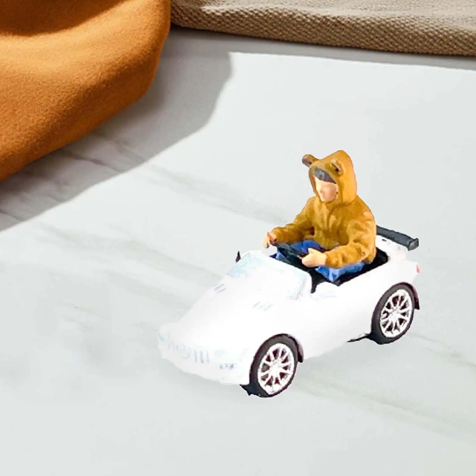 

1:64 Scale Figure Pose Scene Mini Doll for Sand Table Micro Landscape Layout