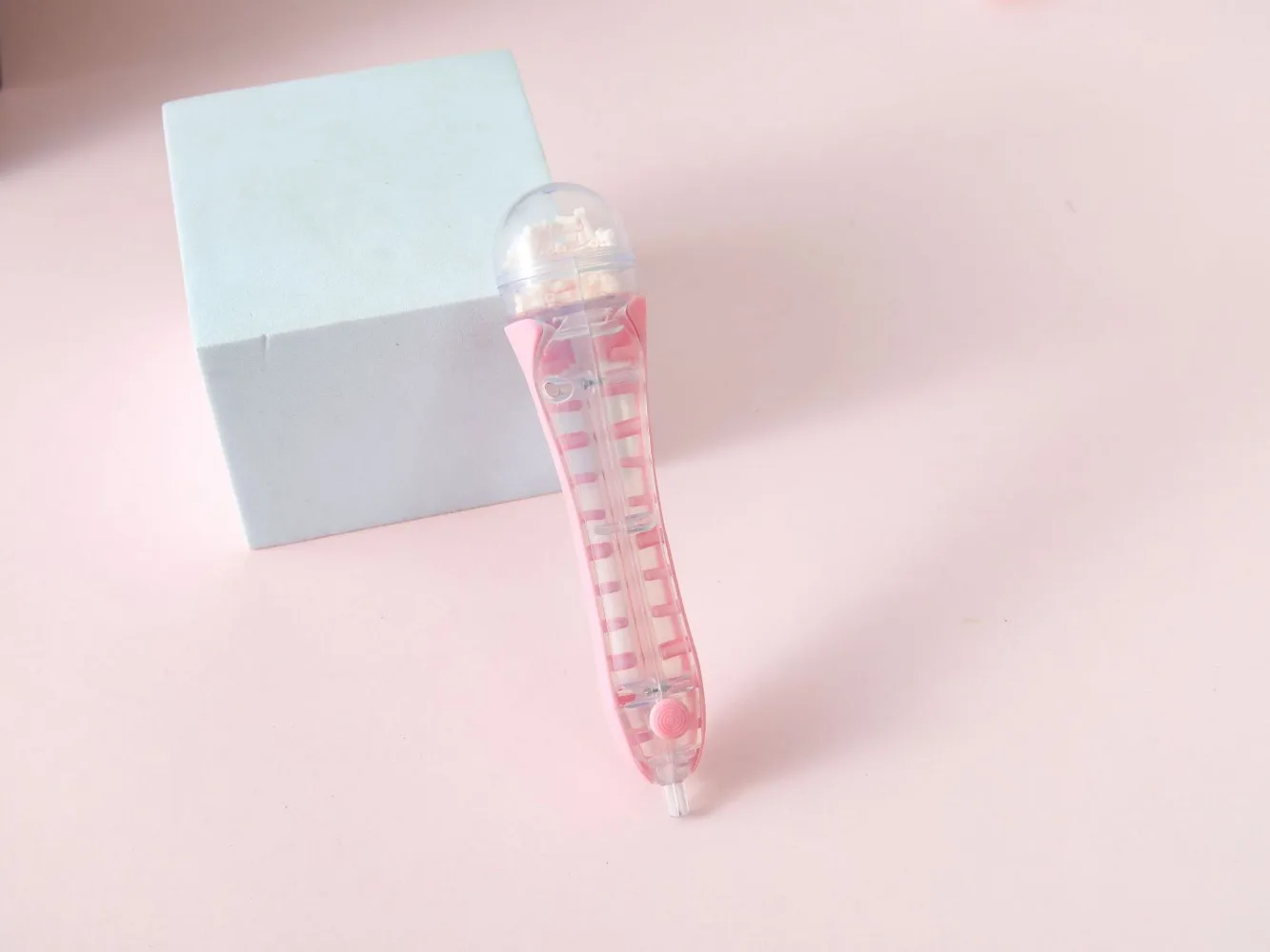 완전 자동 빈 믹싱 펜 DIY 보조 도구 포인트 프레스 빈 믹싱 중성 펜 퓨전 재료 패키지 문구 도구