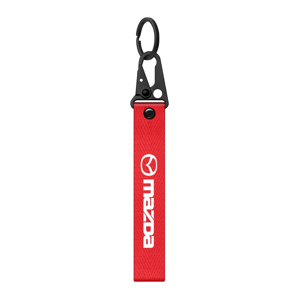 3D Metal and Leather Car Emblem Keychain Pendant Accessory