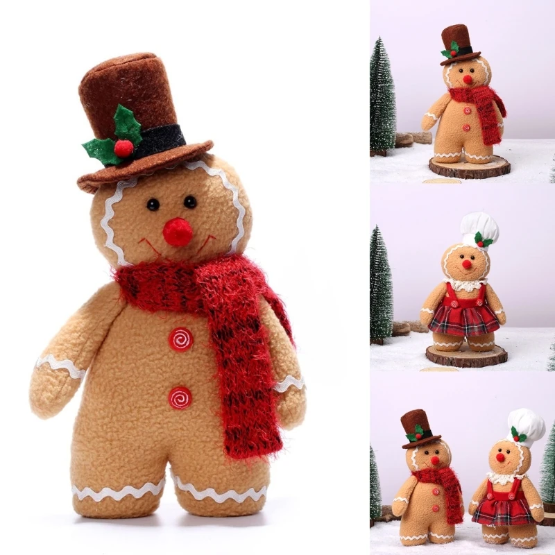 

Cartoon Christmas GingerbreadMan Christmas Holiday Home Table Decor