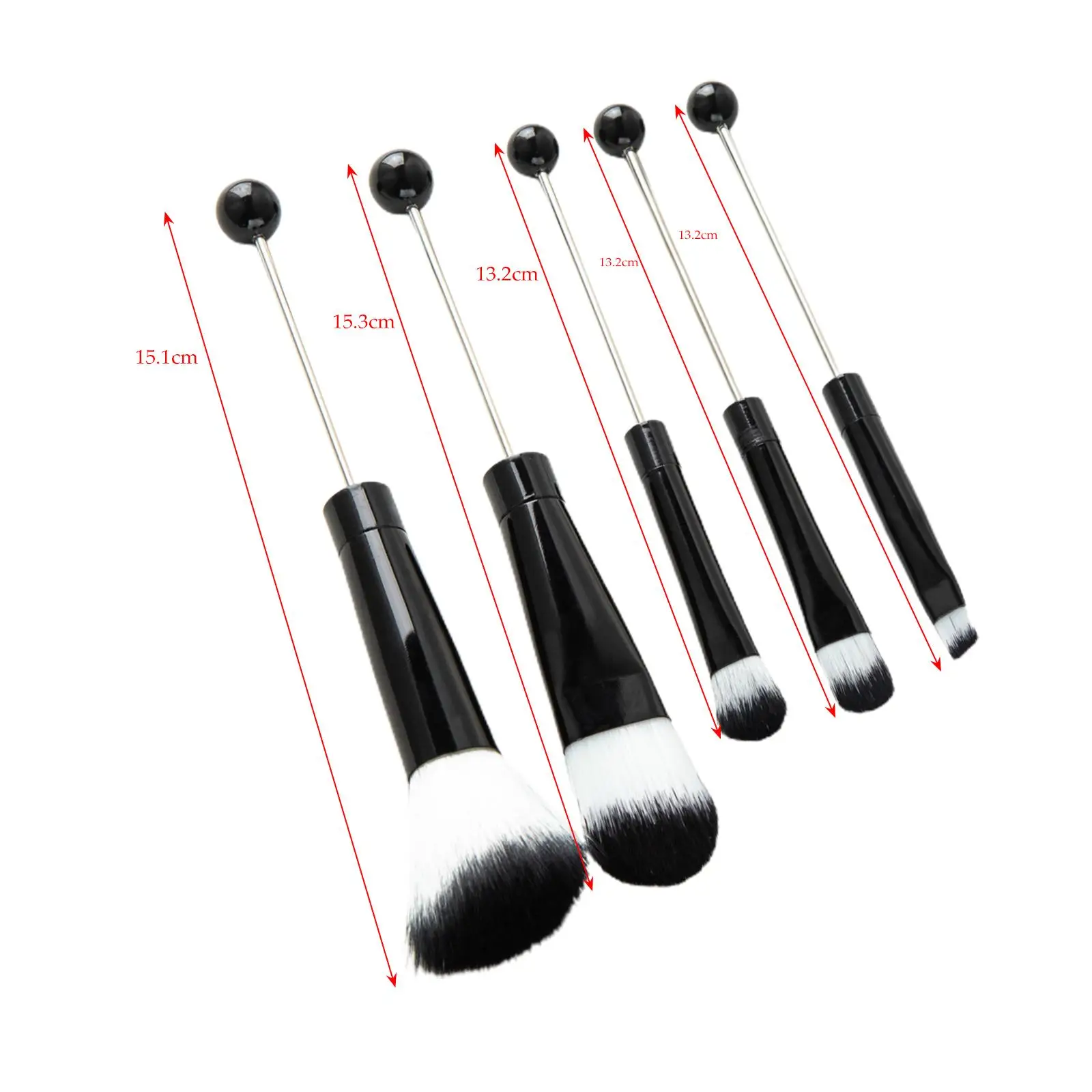 5 Pieces Makeup Brushes Set Comfortable Premium for Adults Mothers Day Women
