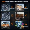 ANCEL HD601 Heavy Duty Truck Scanner Diagnostic Tool All System  OBD2 Scanner Car Check Engine Code Reader with Reset DPF ABS 3