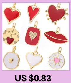 Heart Greek Eye Gold Color Pendant Charms for Diy Earrings Necklace Bracelet Evil Blue Eye Charms for Jewelry Making Supplies