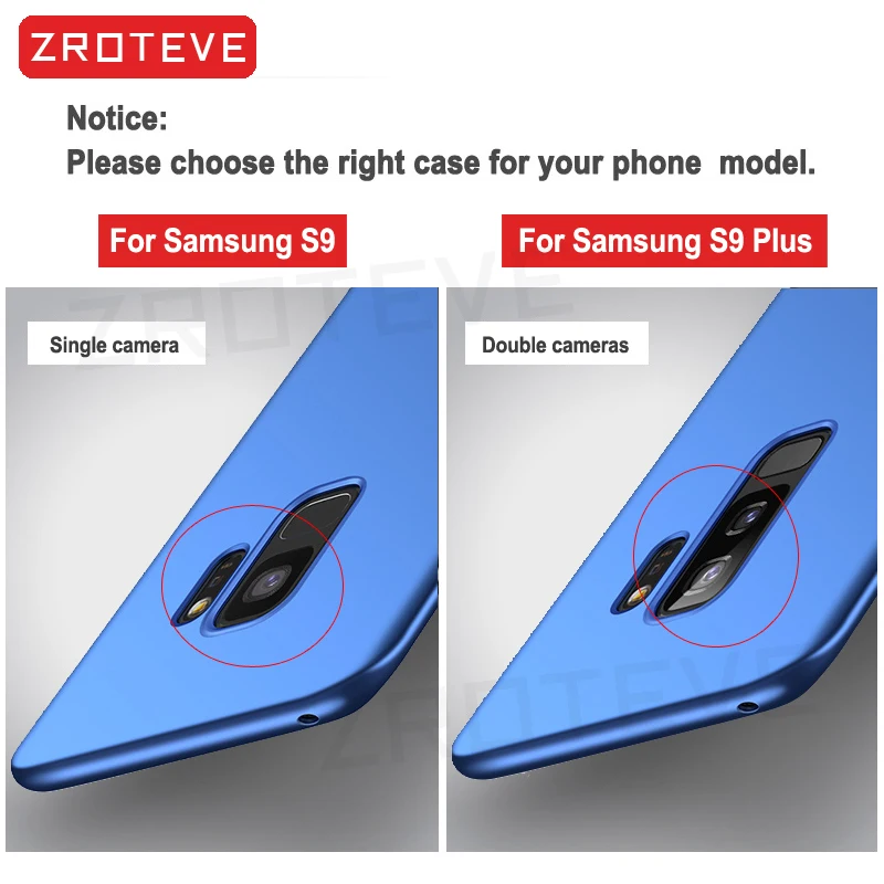 Phone Case For Samsung Galaxy S8 S9 Cases ZROTEVE Slim Coque for Samsung S8 S9 Plus Phone Case Hard PC Cover for S 8 S 9 Plus Funda phone case leather phone case phone protector cover magnetic case magsafe case
